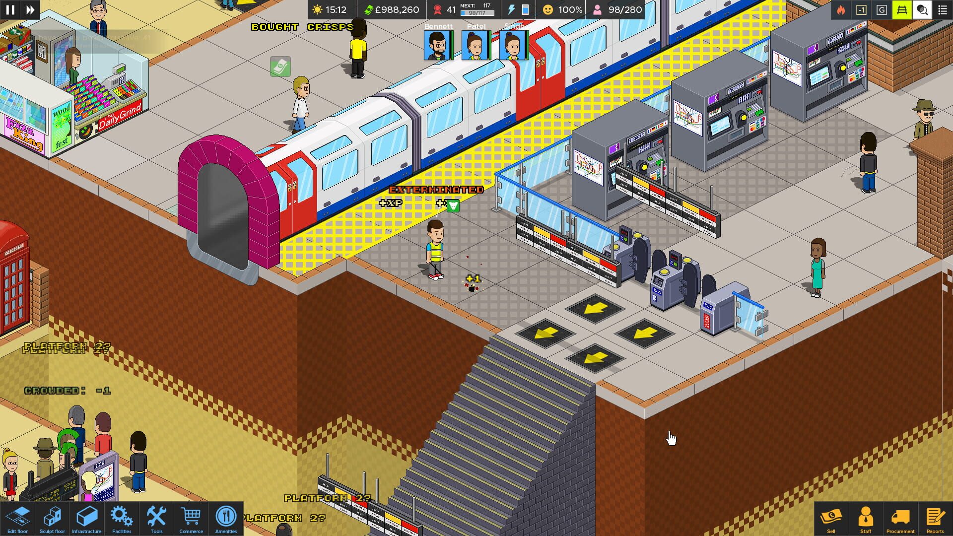 Screenshot for Overcrowd: A Commute 'Em Up
