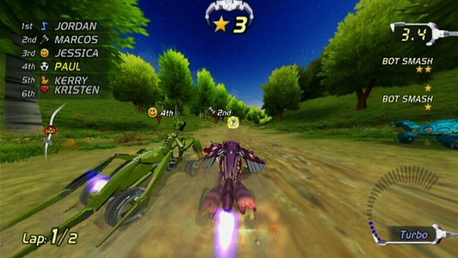 Screenshot for Excitebots: Trick Racing