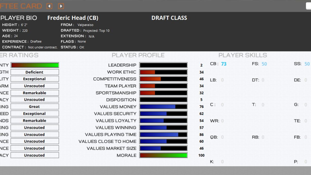 Screenshot for Draft Day Sports: Pro Football 2018