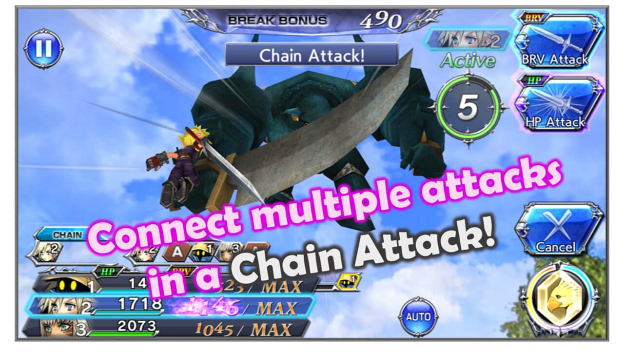 Screenshot for Dissidia Final Fantasy Opera Omnia