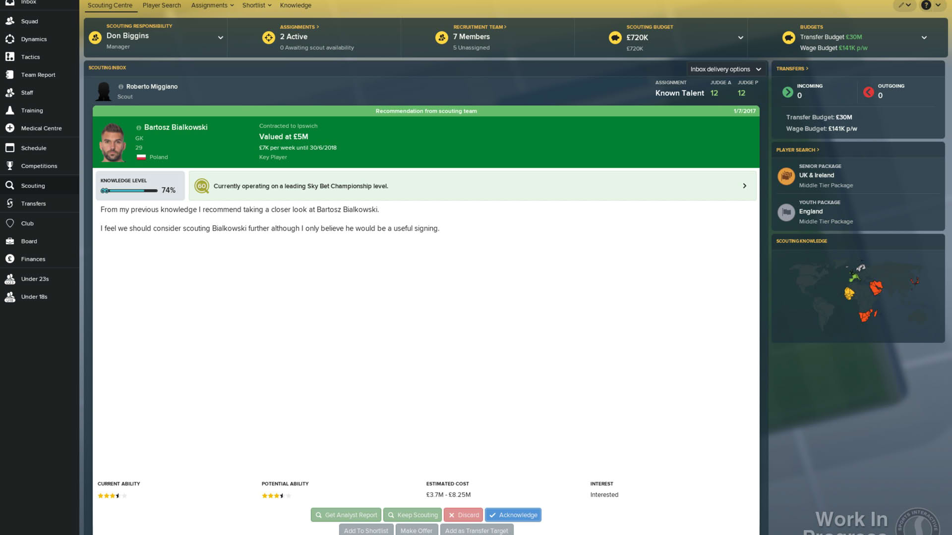 Screenshot for Football Manager 2018