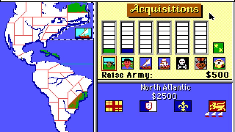 Screenshot for Gold of the Americas: The Conquest of the New World