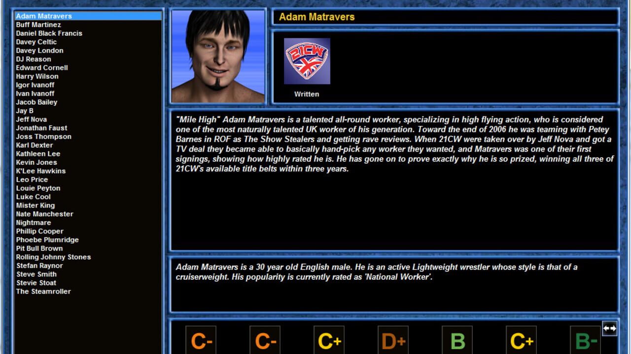 Screenshot for Total Extreme Wrestling 2010