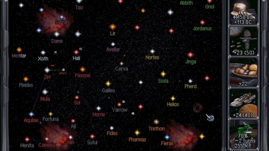 Screenshot for Master of Orion II: Battle at Antares