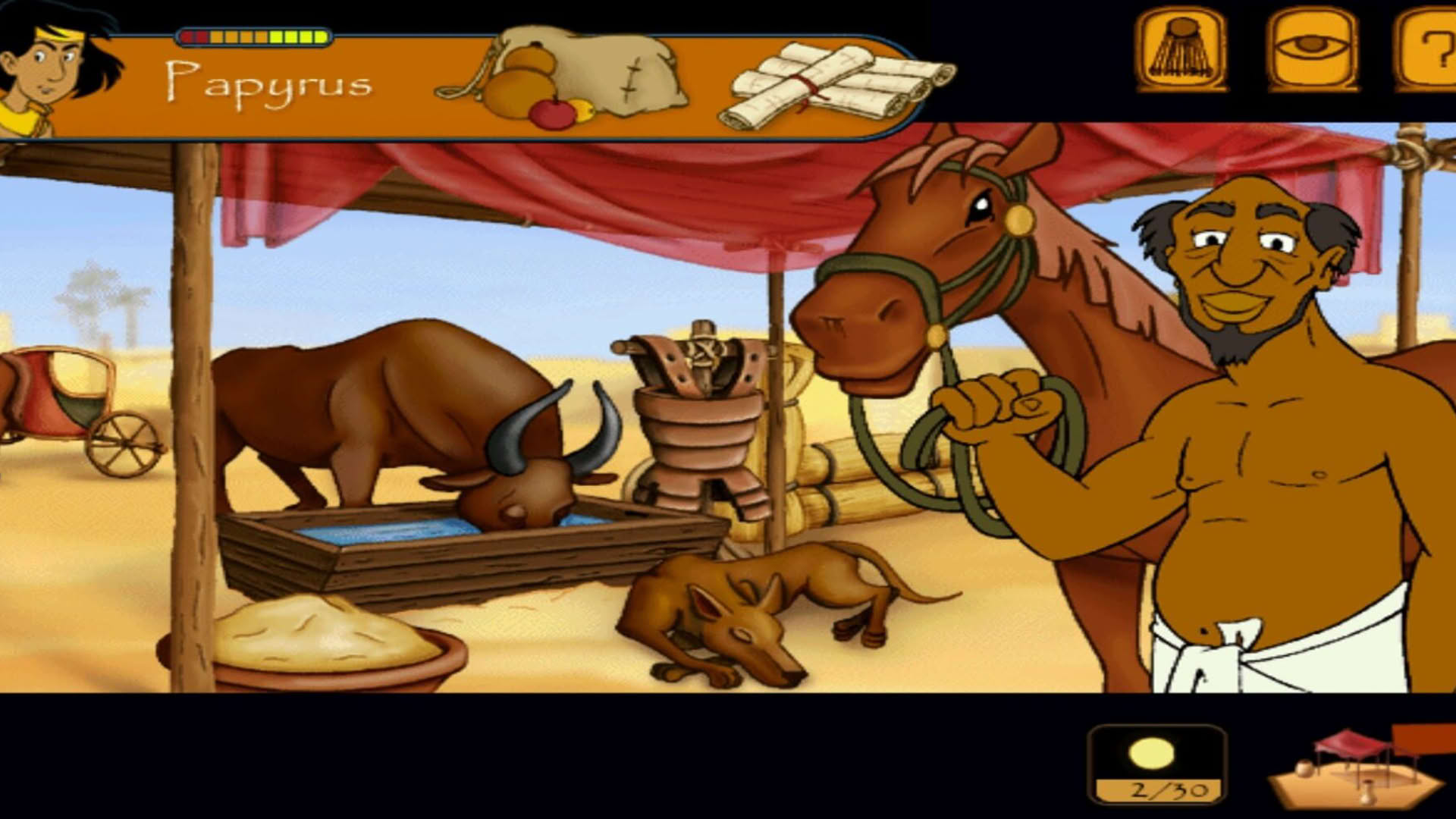 Screenshot for Papyrus: Le Secret de la Cité Perdue