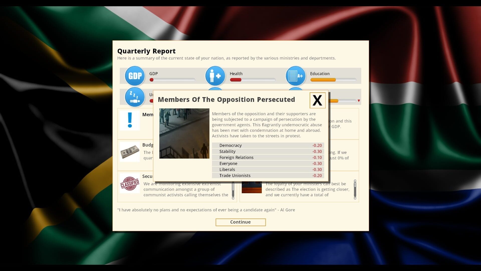 Screenshot for Democracy 3 Africa