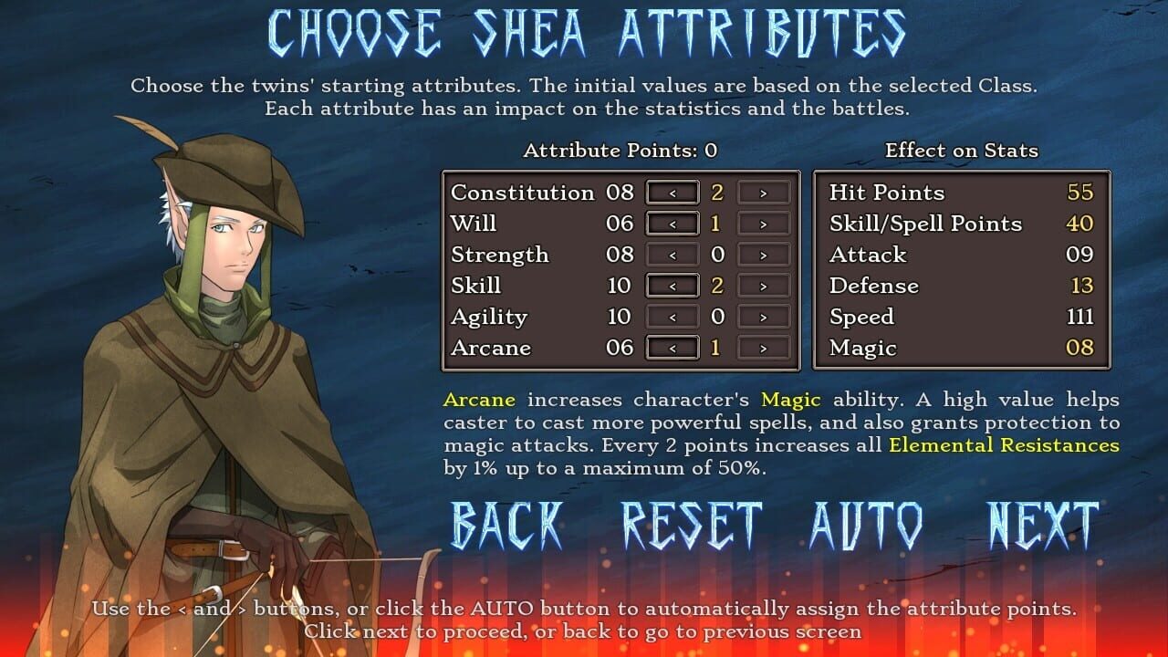 Screenshot for Tales of Aravorn: Seasons of the Wolf