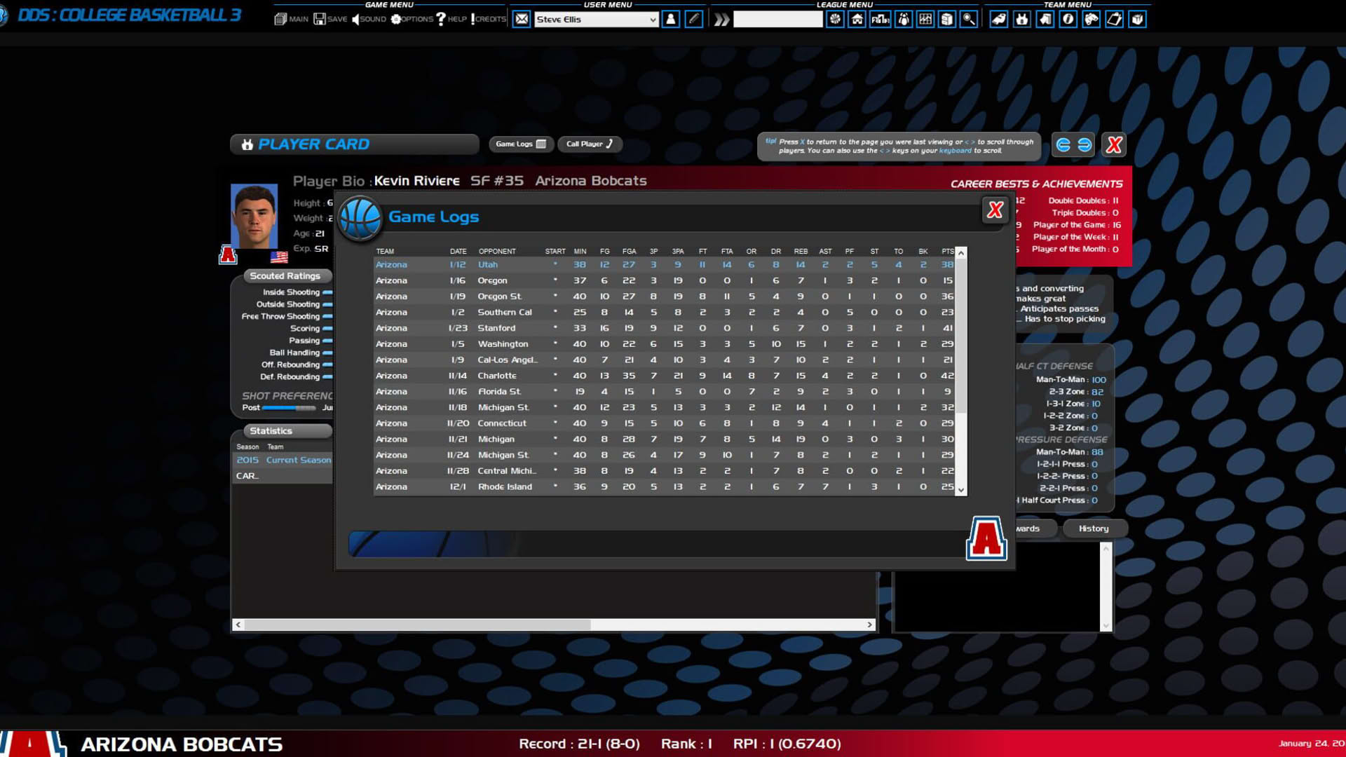 Screenshot for Draft Day Sports College Basketball 3