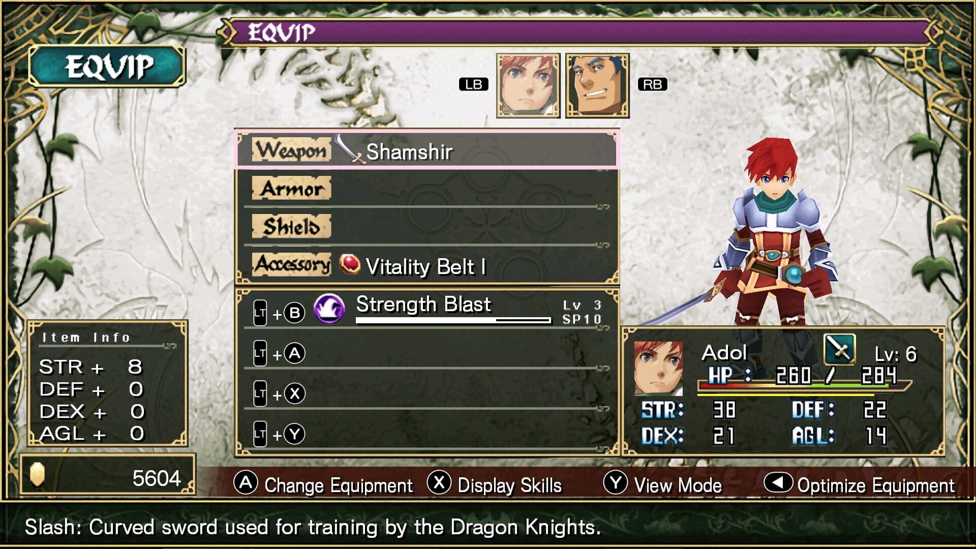 Screenshot for Ys Seven