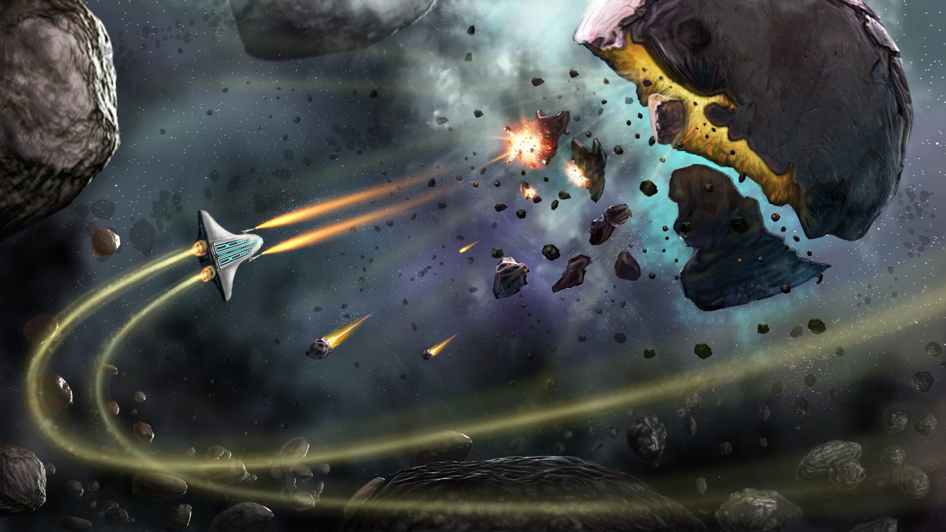 Screenshot for Asteroid Bounty Hunter