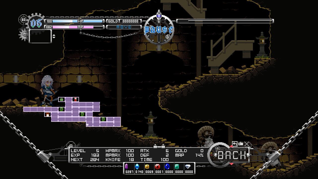 Screenshot for Touhou Luna Nights