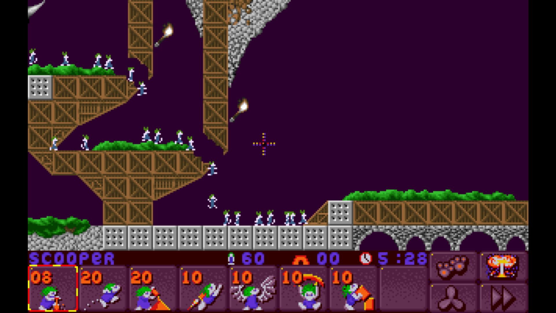 Screenshot for Lemmings 2: The Tribes