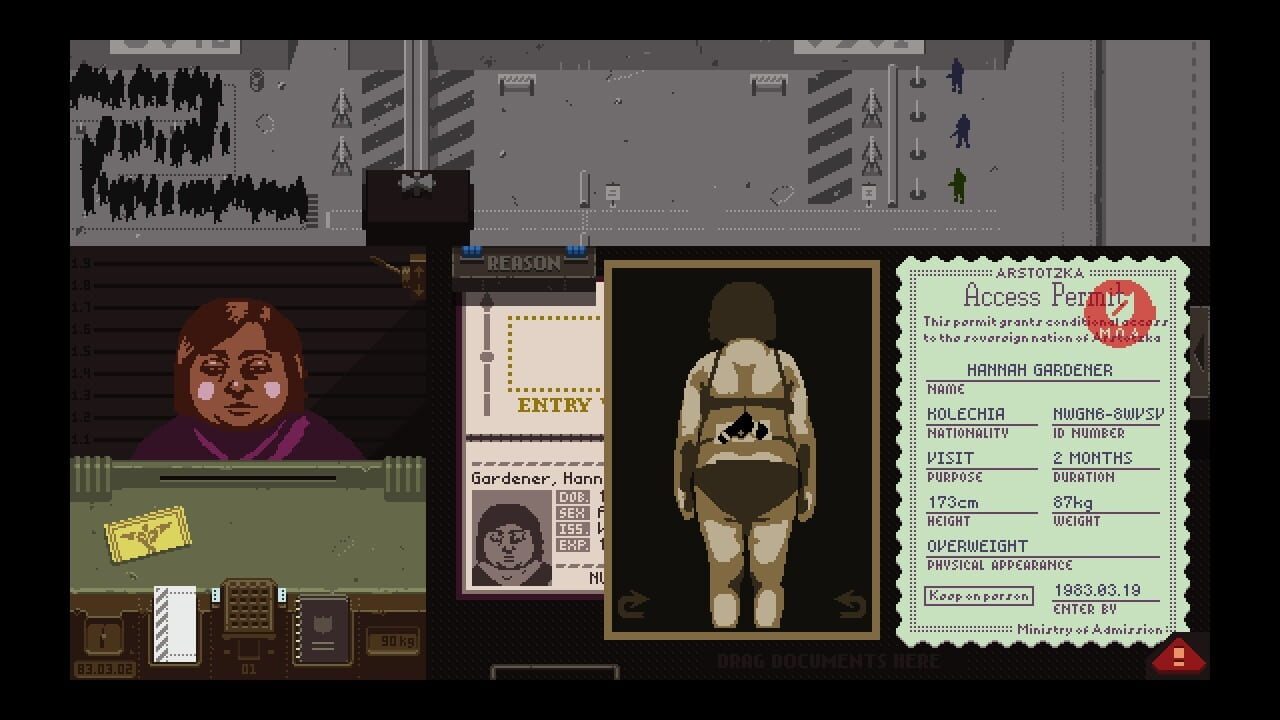 Screenshot for Papers, Please