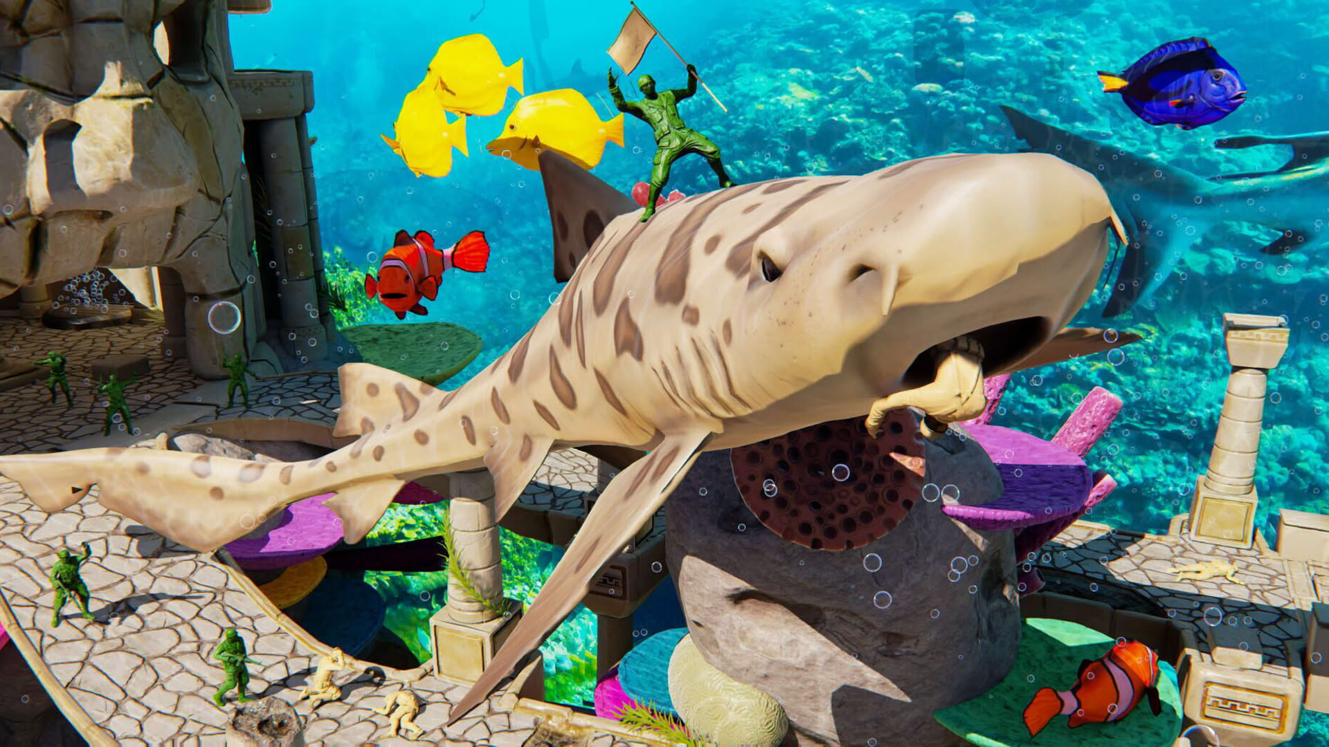 Screenshot for The Mean Greens: Plastic Warfare