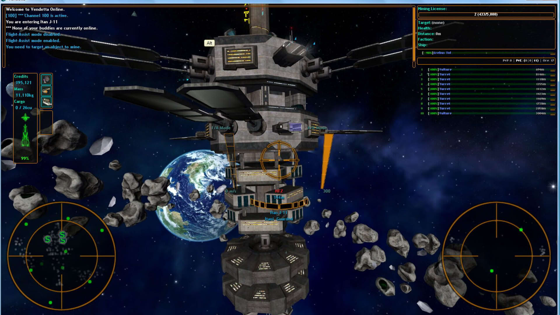 Screenshot for Vendetta Online