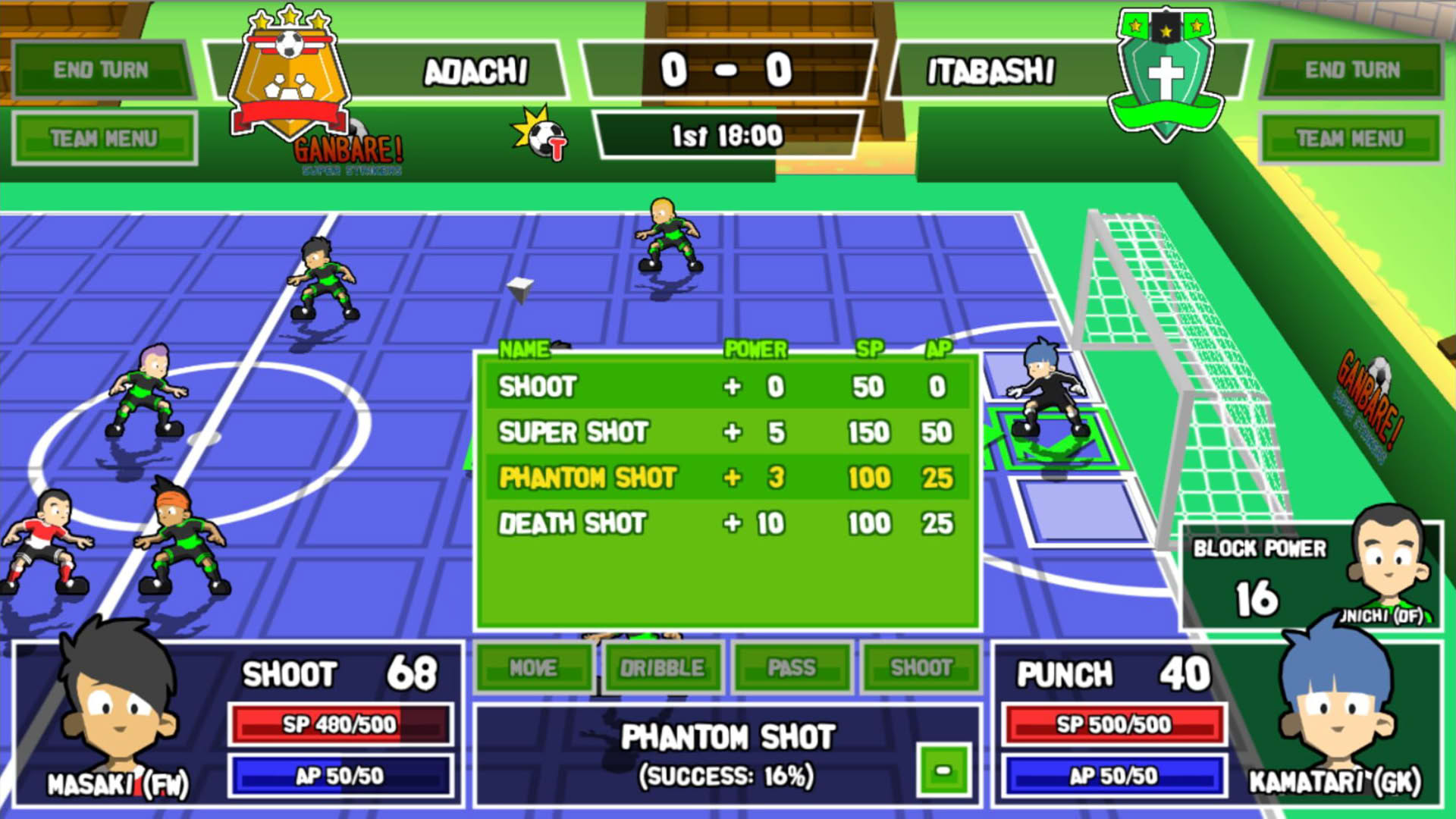 Screenshot for Ganbare! Super Strikers