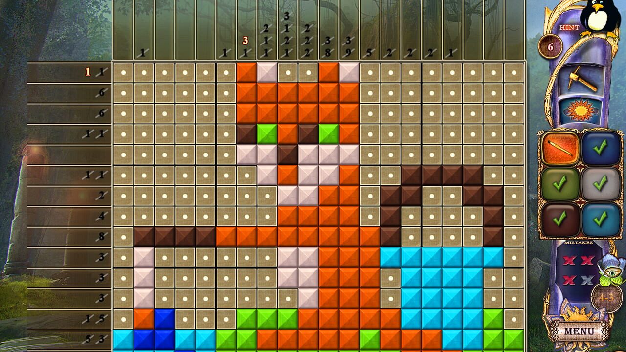 Screenshot for Fantasy Mosaics 24: Deserted Island