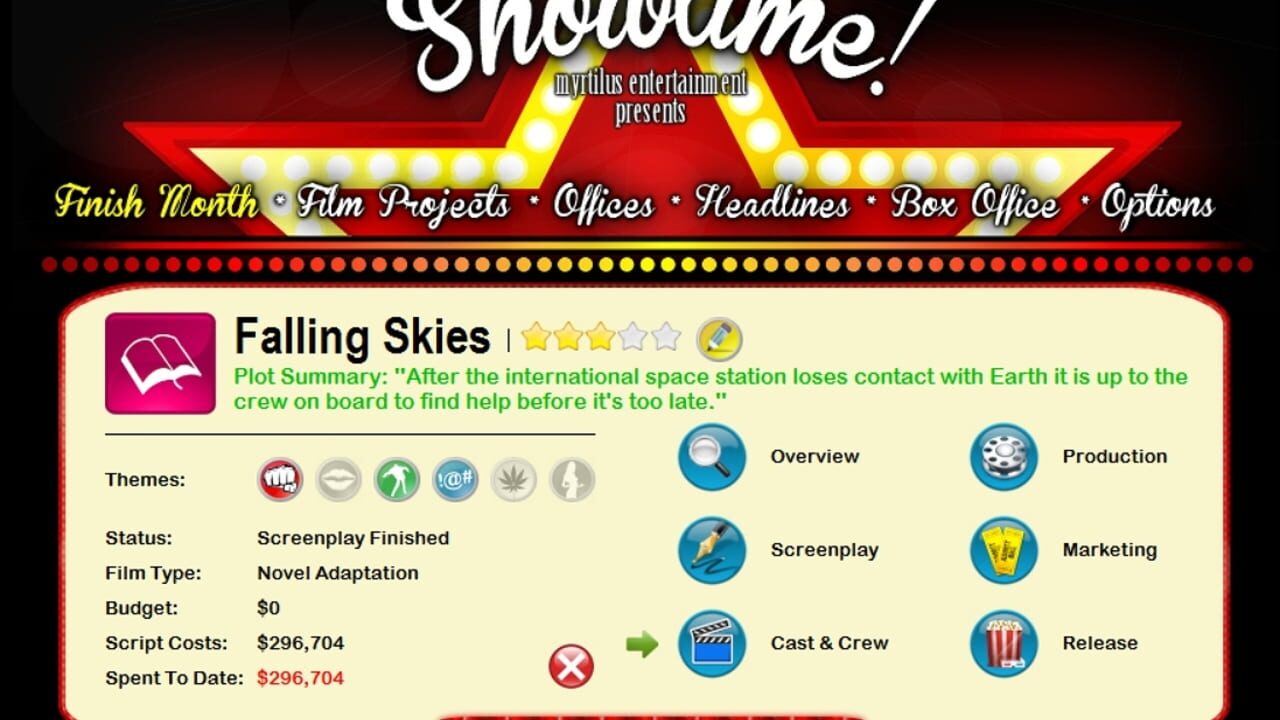 Screenshot for Showtime!