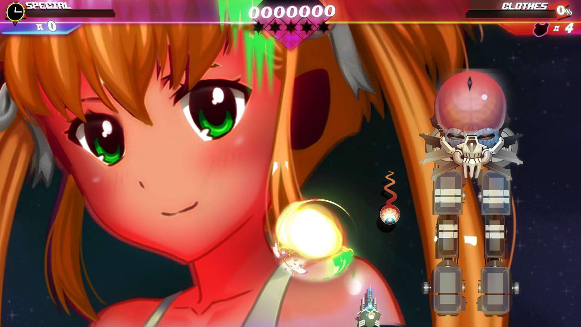 Screenshot for Deep Space Waifu: Flat Justice