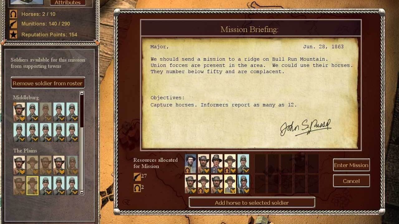 Screenshot for Mosby's Confederacy