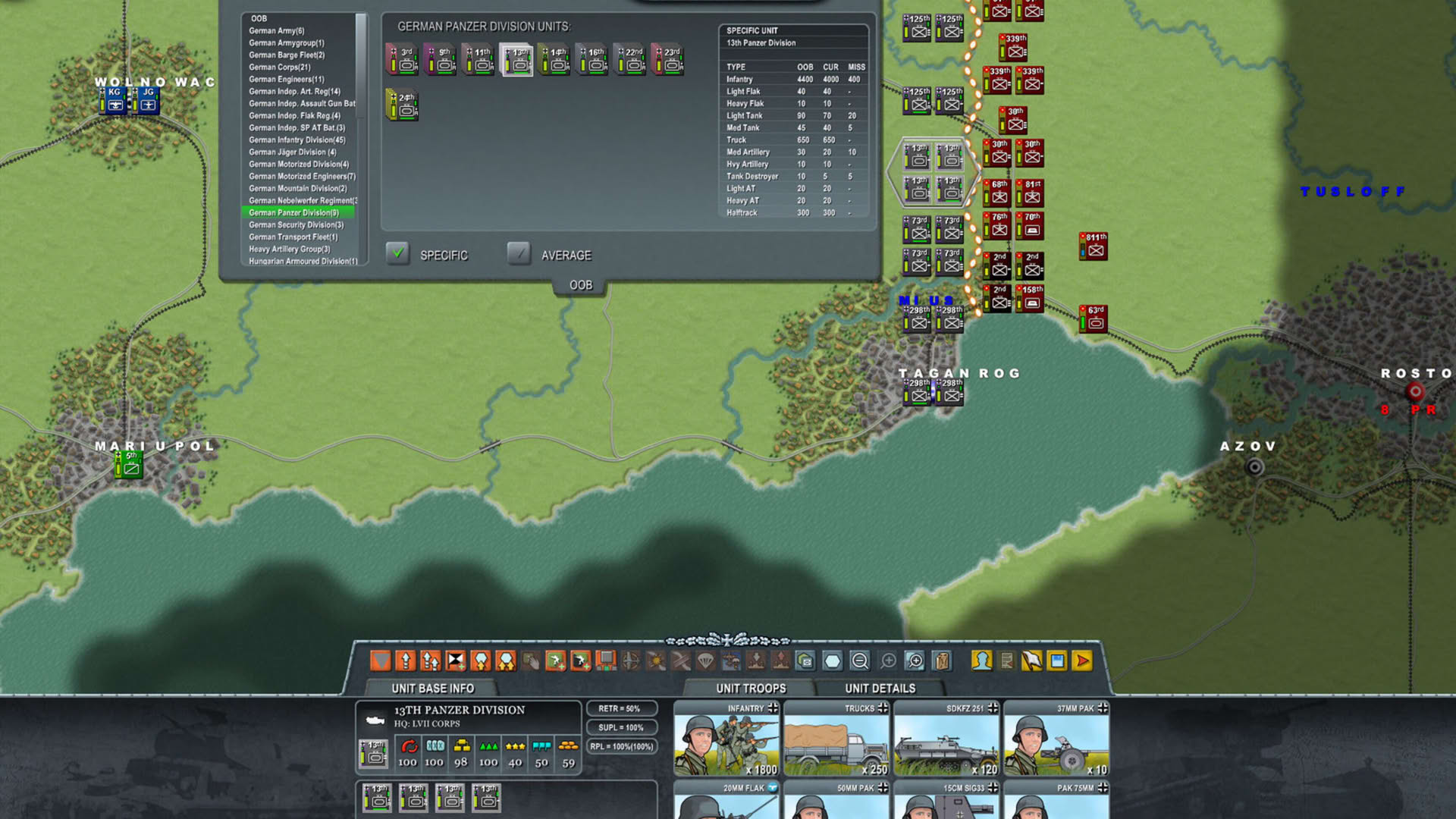 Screenshot for Decisive Campaigns: Case Blue