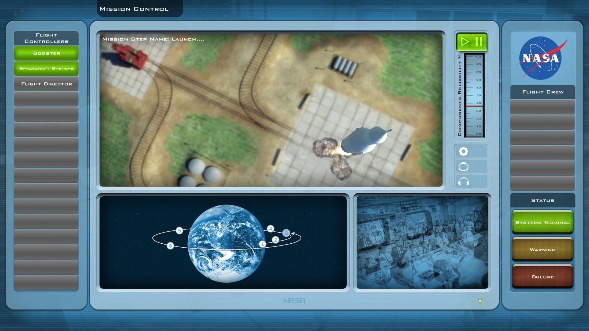 Screenshot for Buzz Aldrin's Space Program Manager