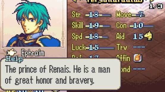 Screenshot for Fire Emblem: The Sacred Stones