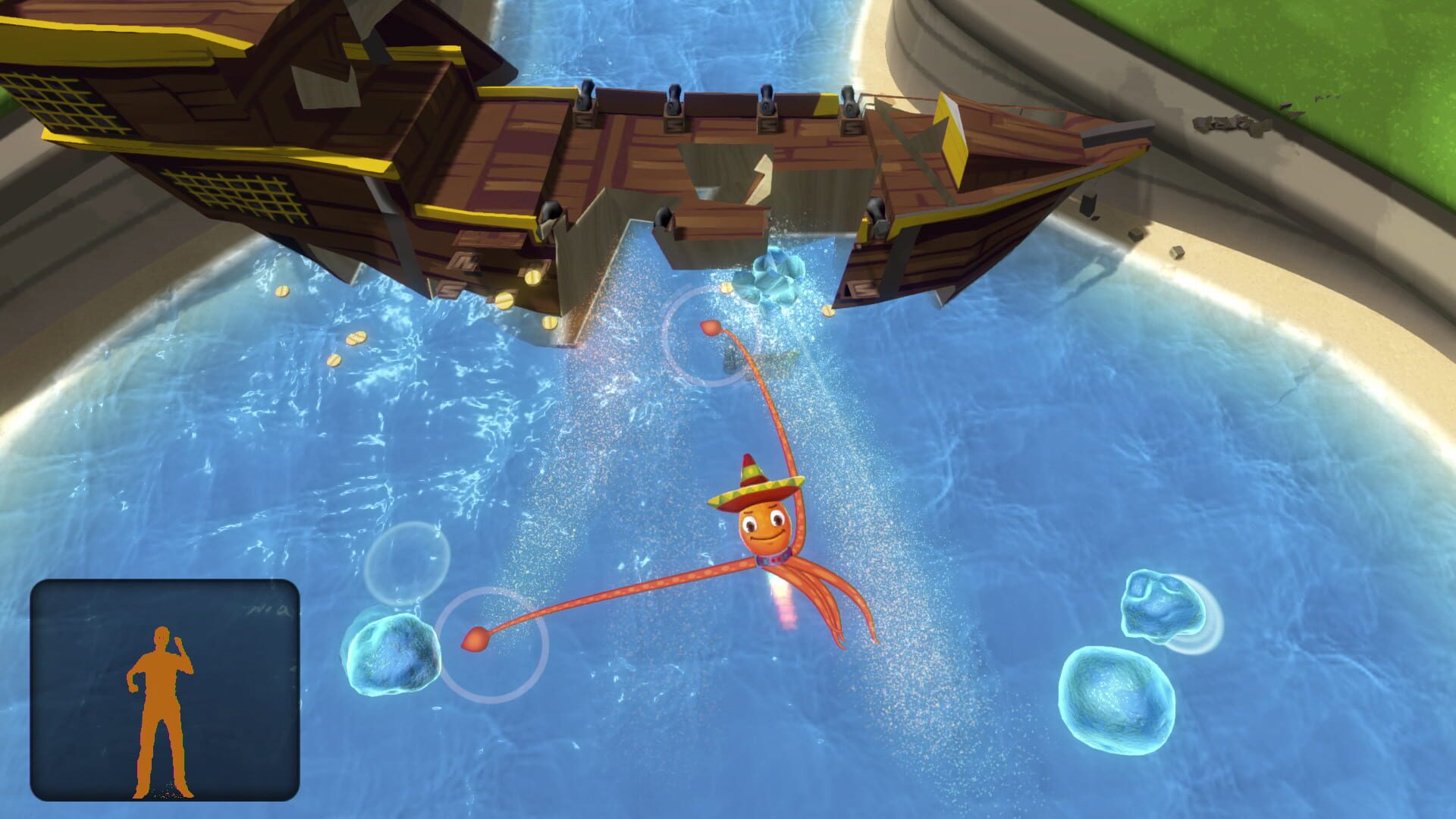 Screenshot for Squid Hero for Kinect
