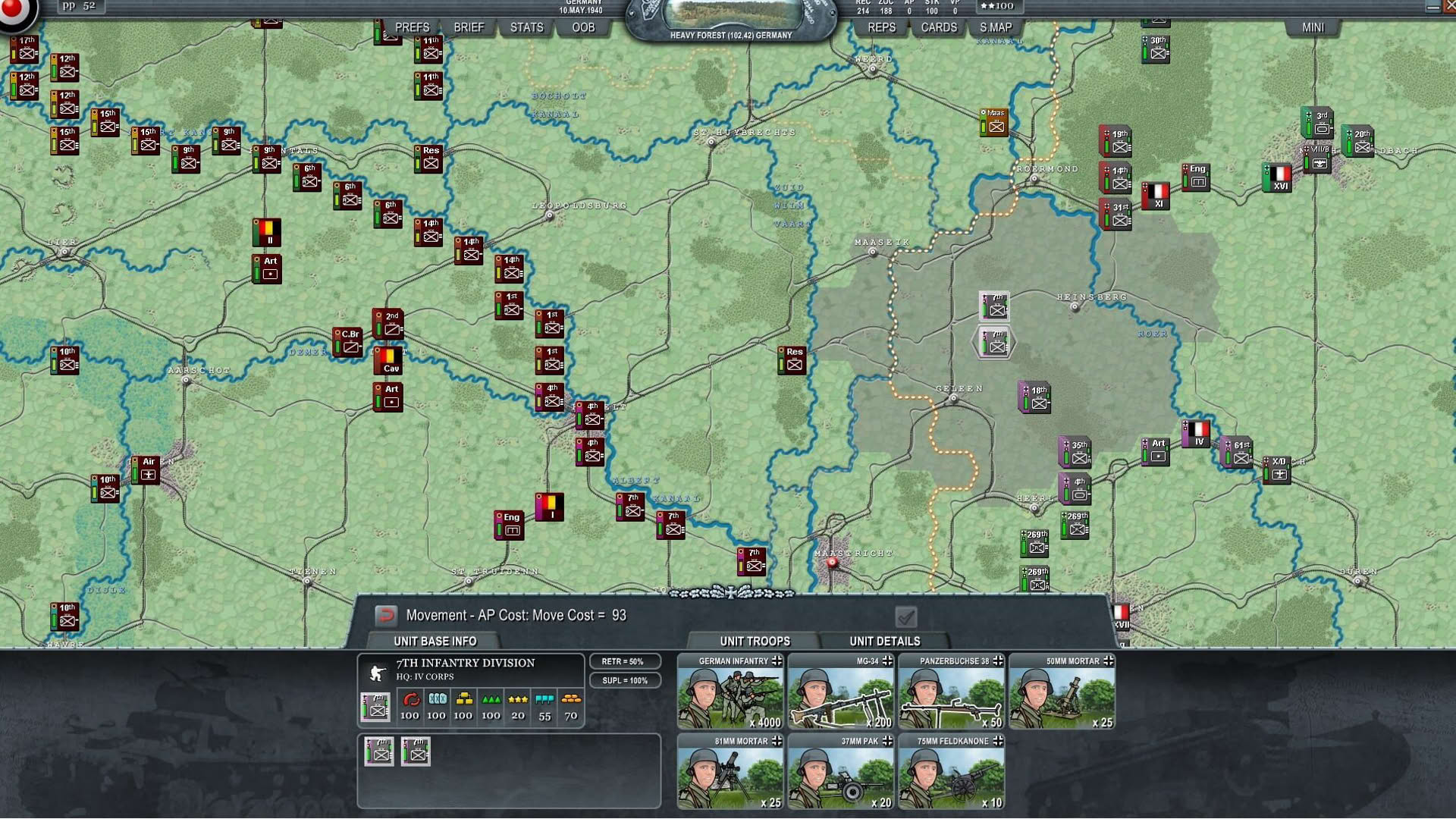 Screenshot for Decisive Campaigns: The Blitzkrieg from Warsaw to Paris