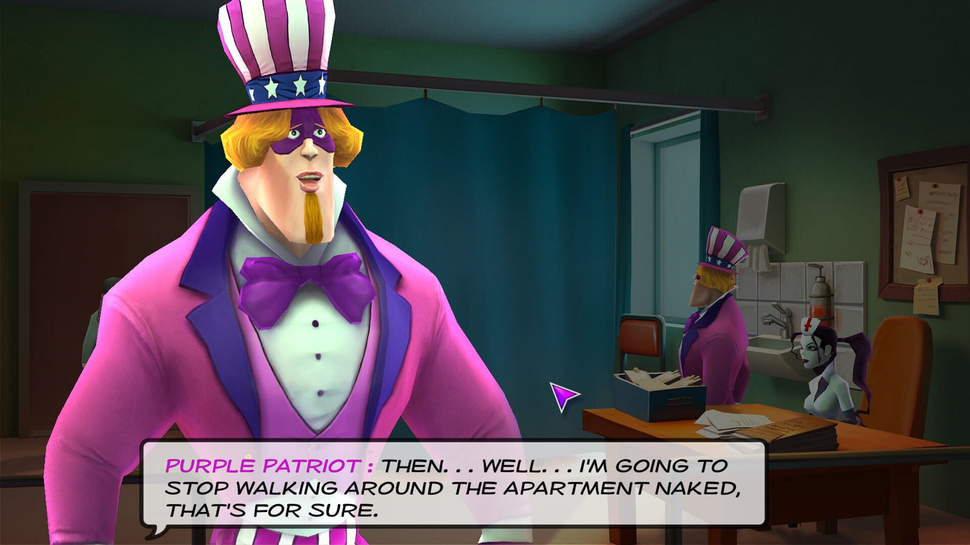 Screenshot for Supreme League of Patriots Issue 2: Patriot Frames