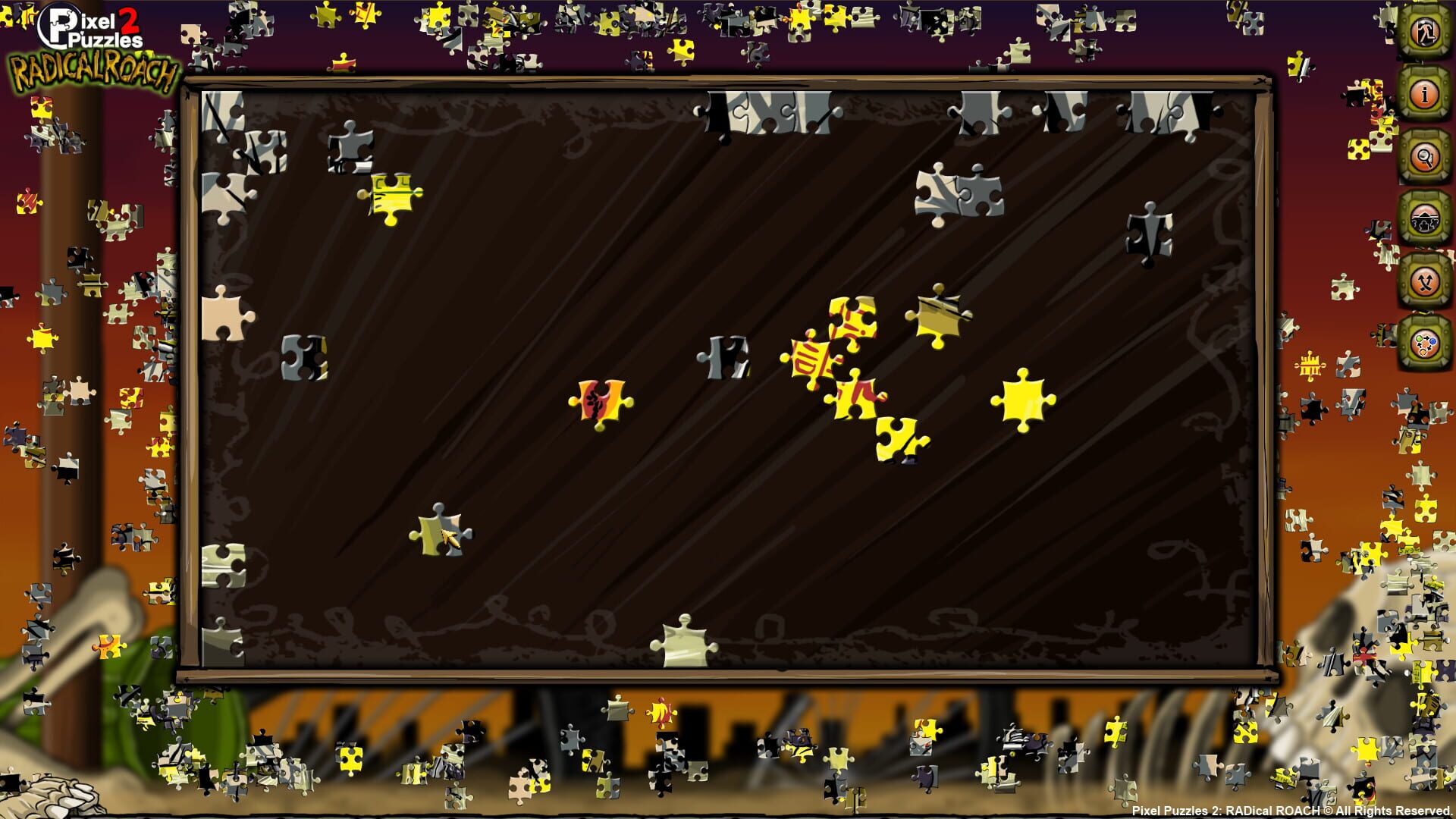 Screenshot for Pixel Puzzles 2: Radical Roach