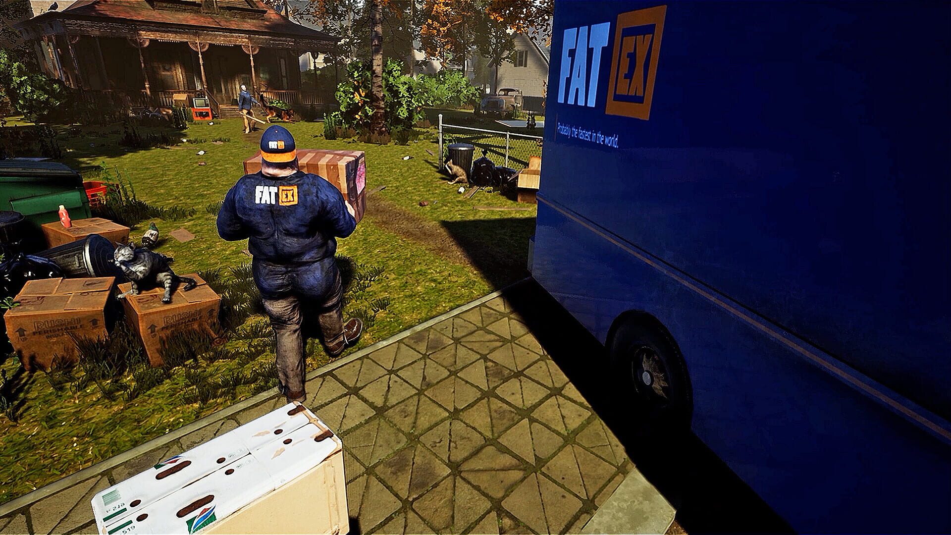 Screenshot for Fat[EX] Courier Simulator