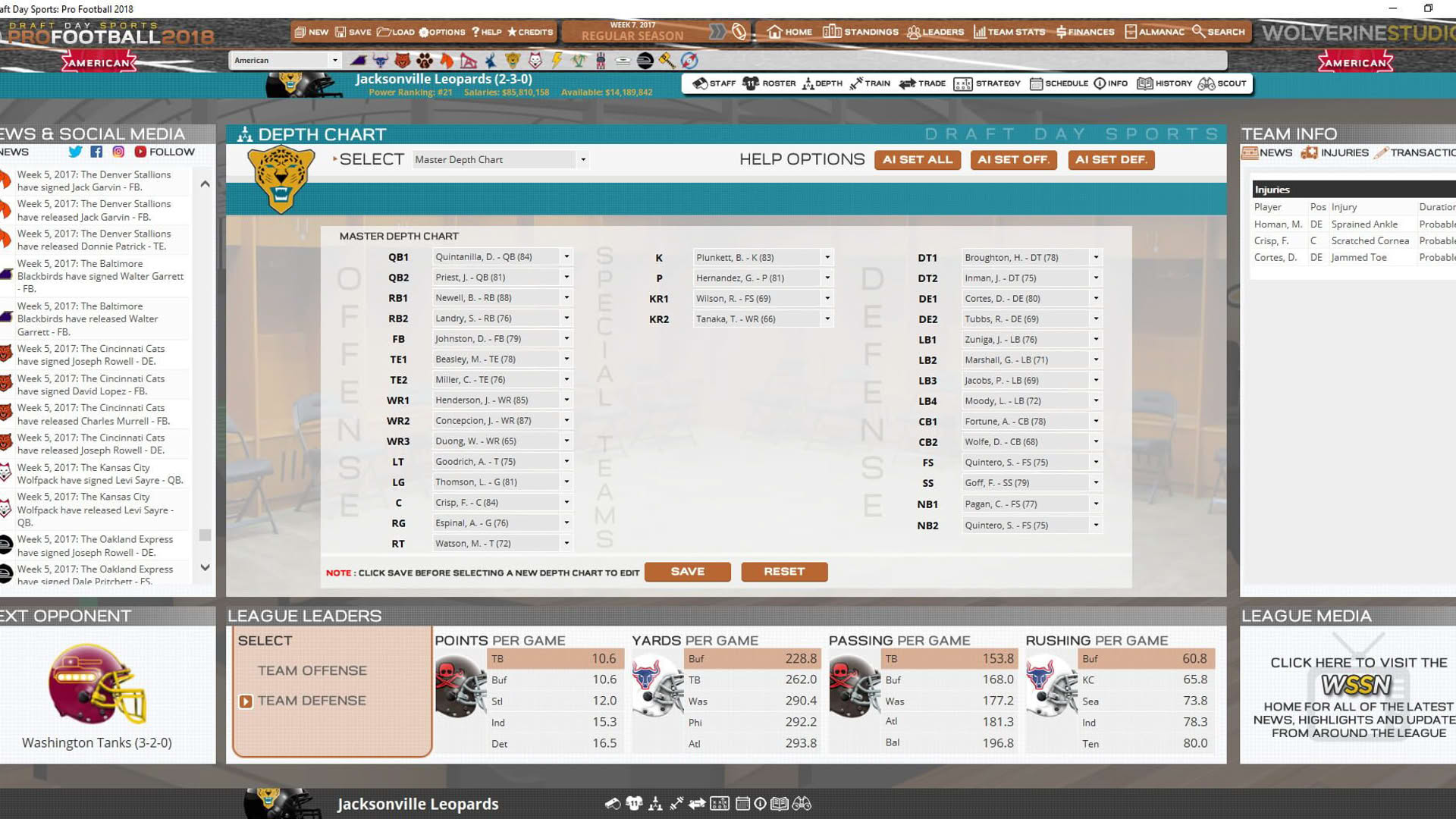 Screenshot for Draft Day Sports: Pro Football 2018