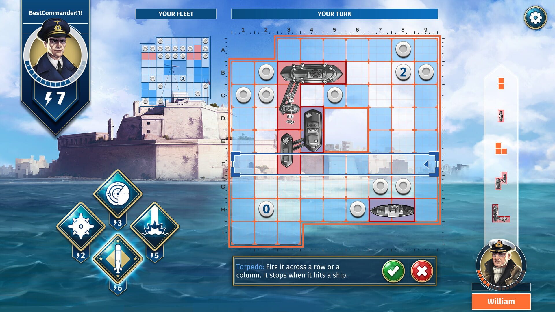 Screenshot for Battleship: Official Edition