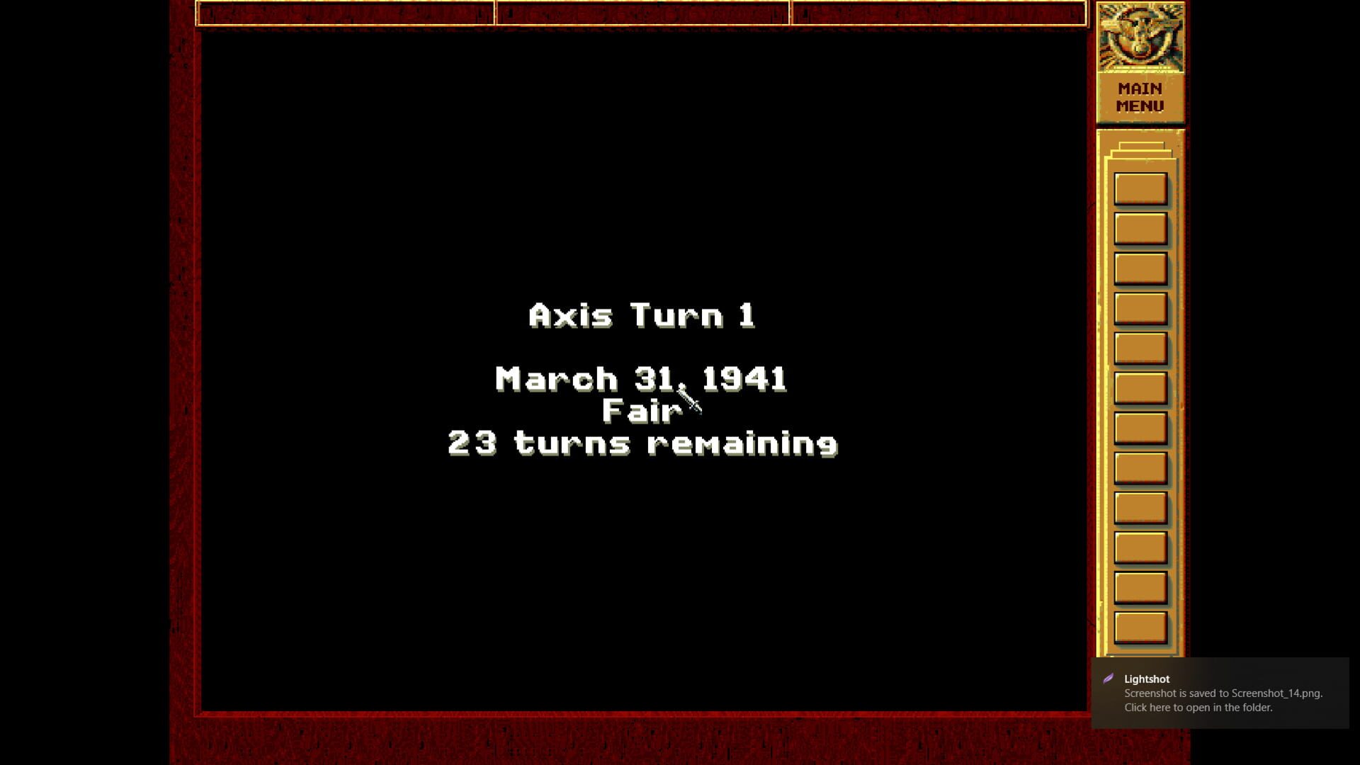 Screenshot for Panzer General