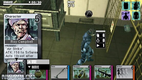 Screenshot for Metal Gear Acid