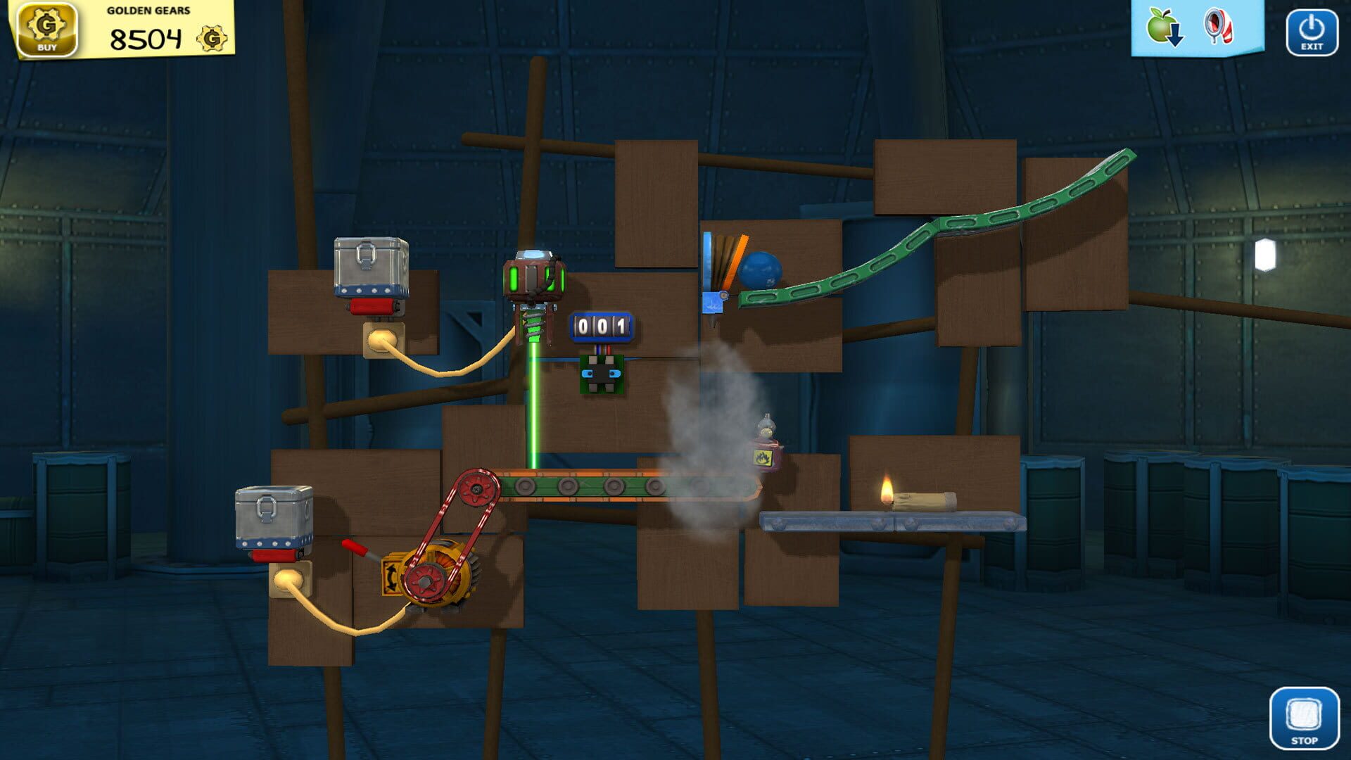 Screenshot for Crazy Machines: Golden Gears