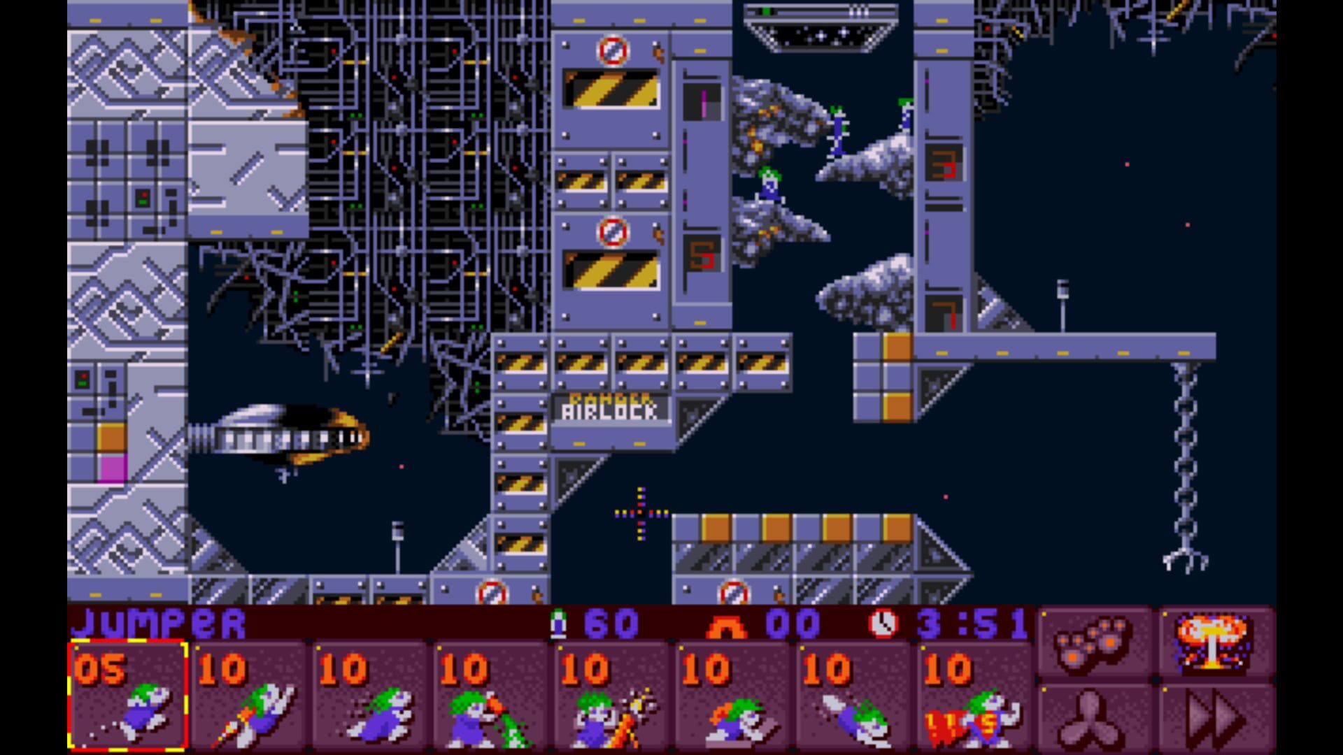 Screenshot for Lemmings 2: The Tribes