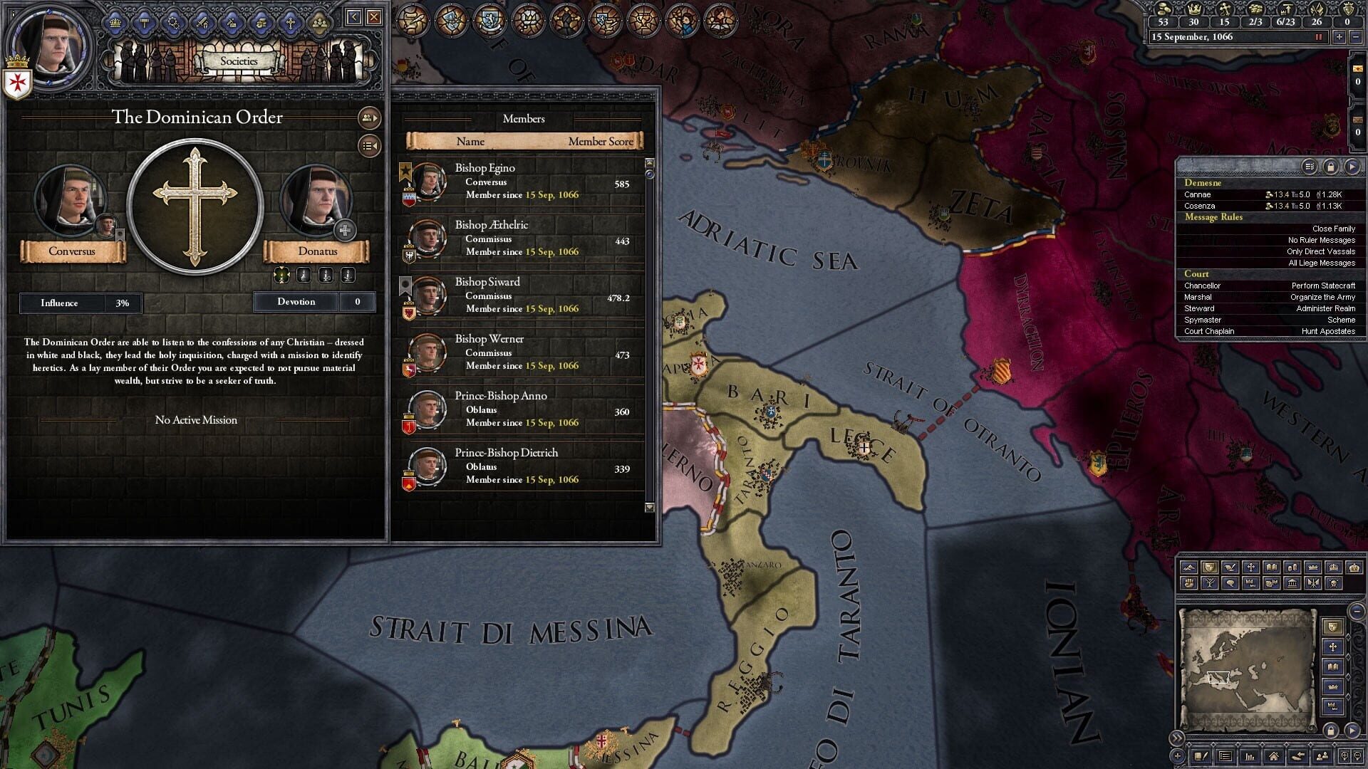 Screenshot for Crusader Kings II: Monks and Mystics