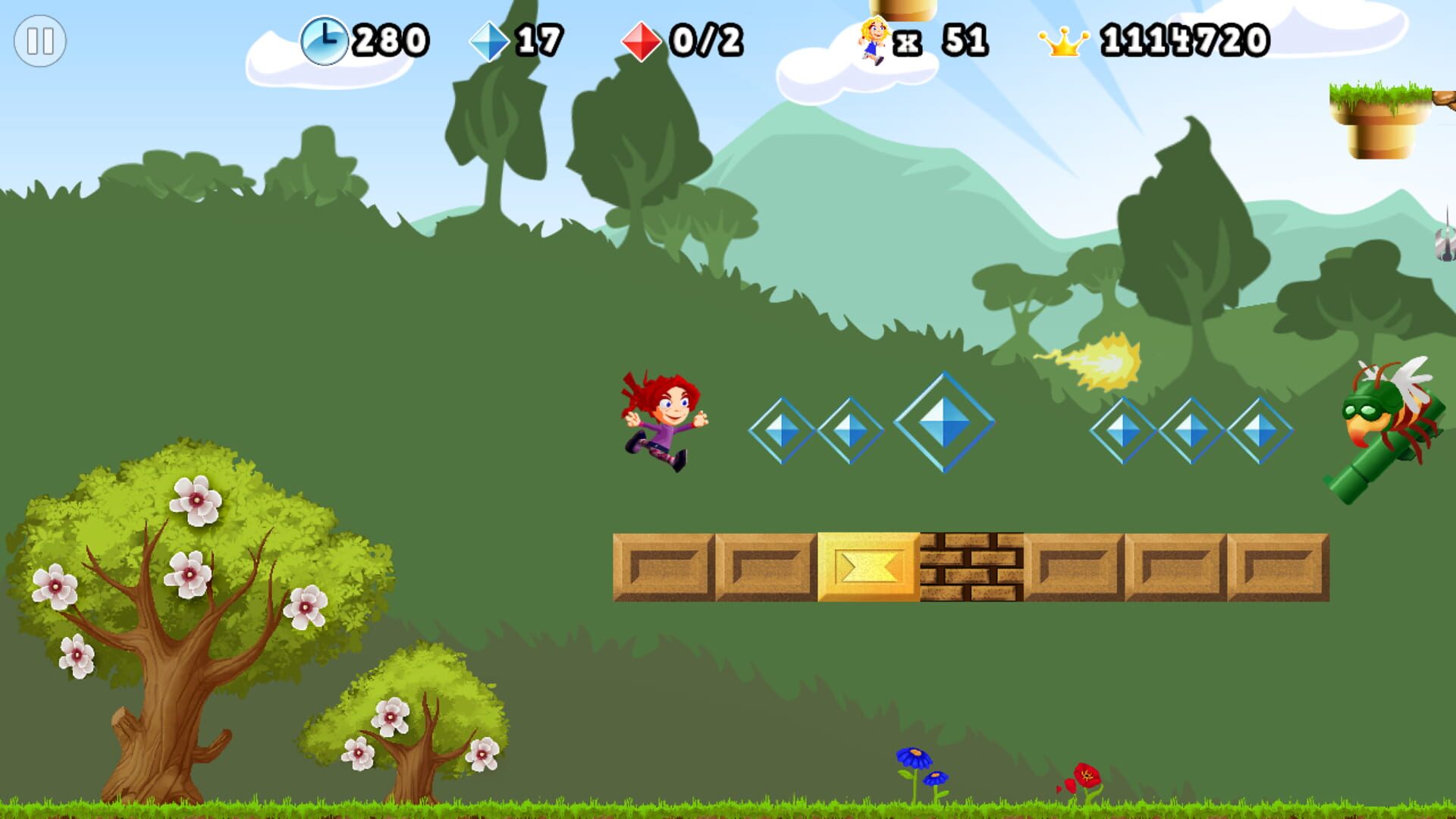 Screenshot for Giana Sisters 2D