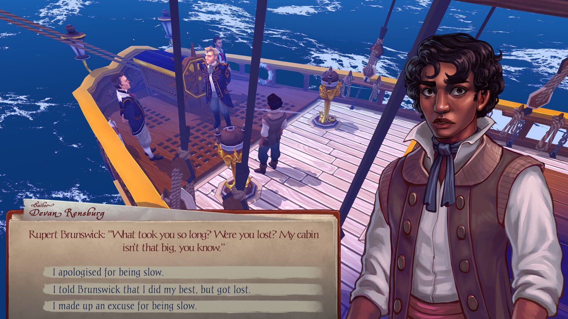 Screenshot for Herald: An Interactive Period Drama - Book I & II