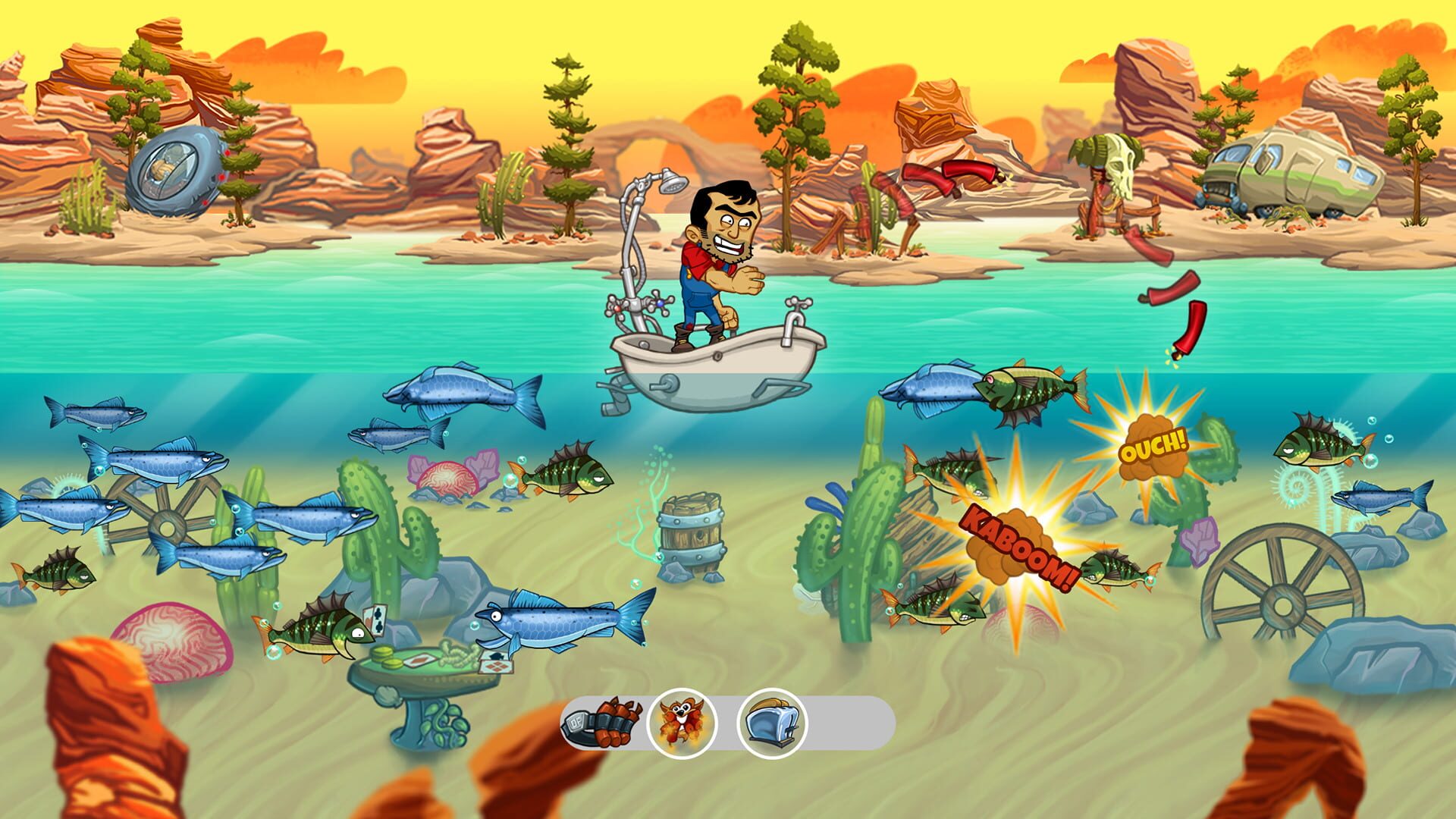 Screenshot for Dynamite Fishing: World Games