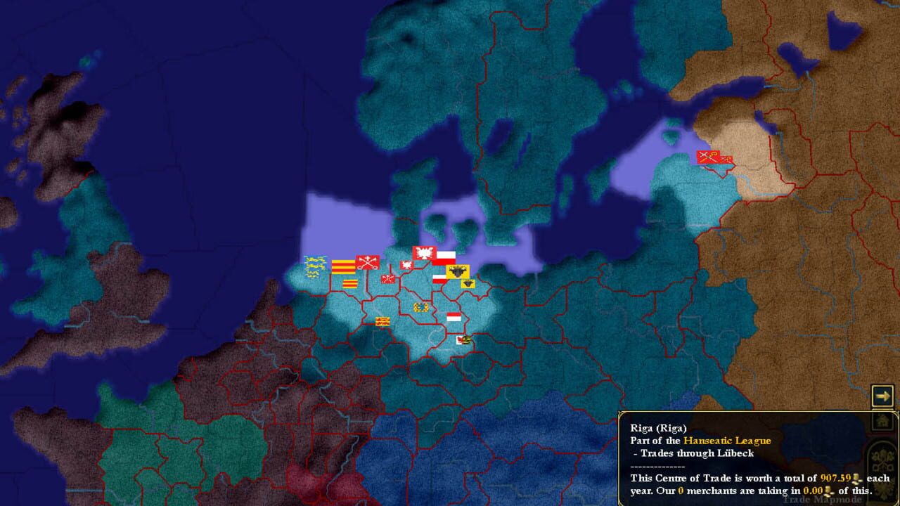 Screenshot for Europa Universalis III: Heir to the Throne