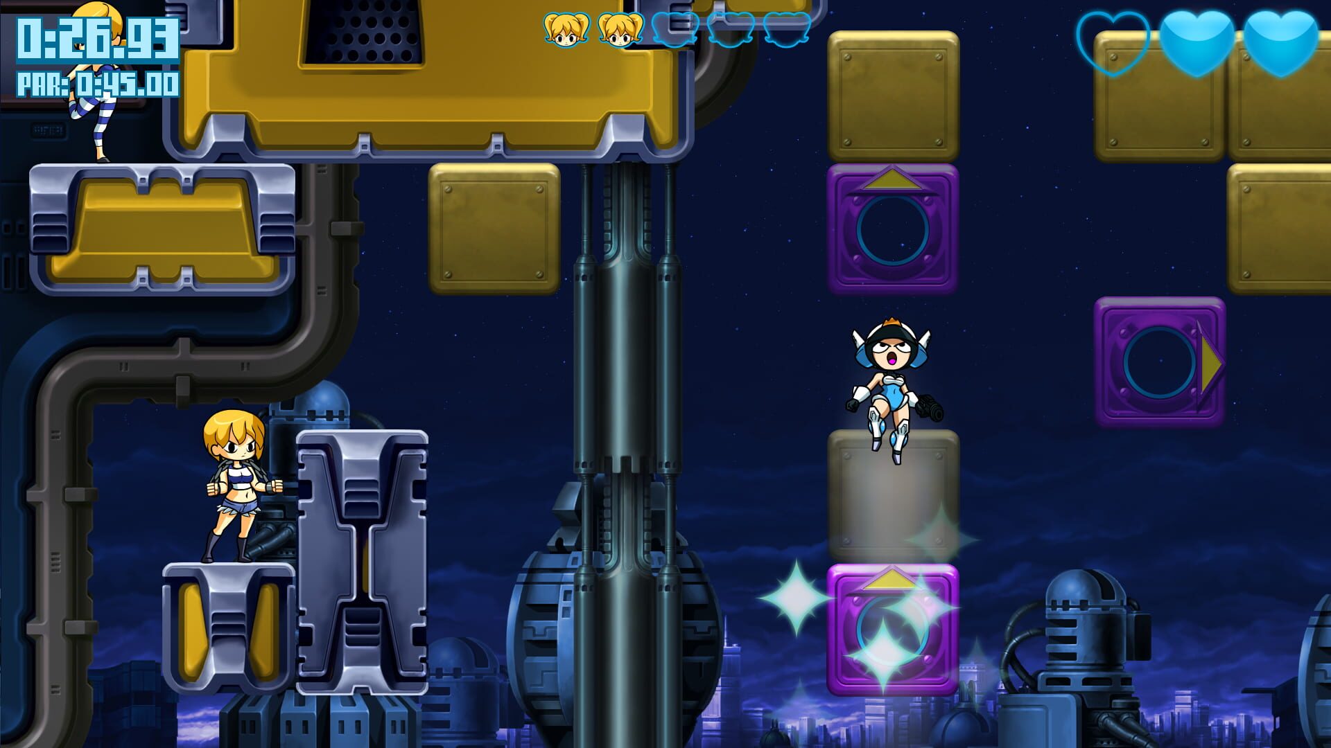 Screenshot for Mighty Switch Force! Hyper Drive Edition
