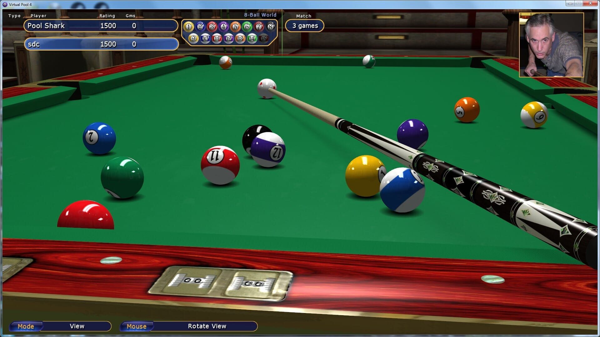 Screenshot for Virtual Pool 4 Online