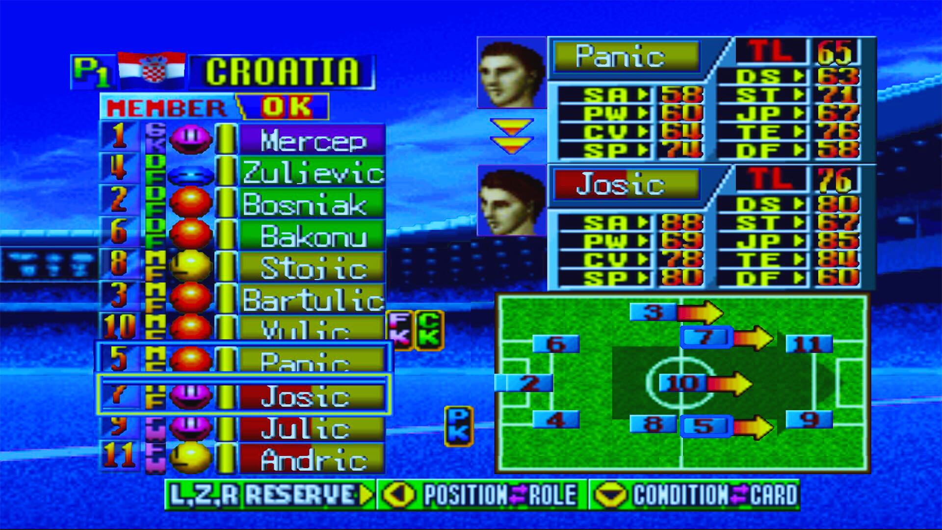 Screenshot for International Superstar Soccer 64