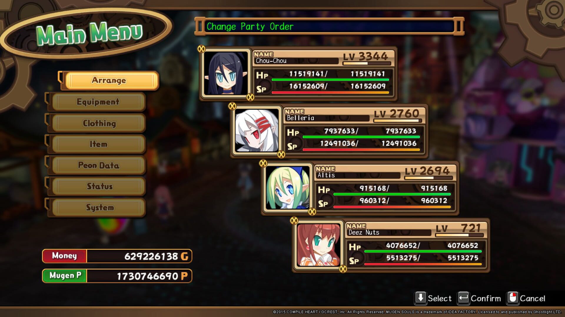 Screenshot for Mugen Souls