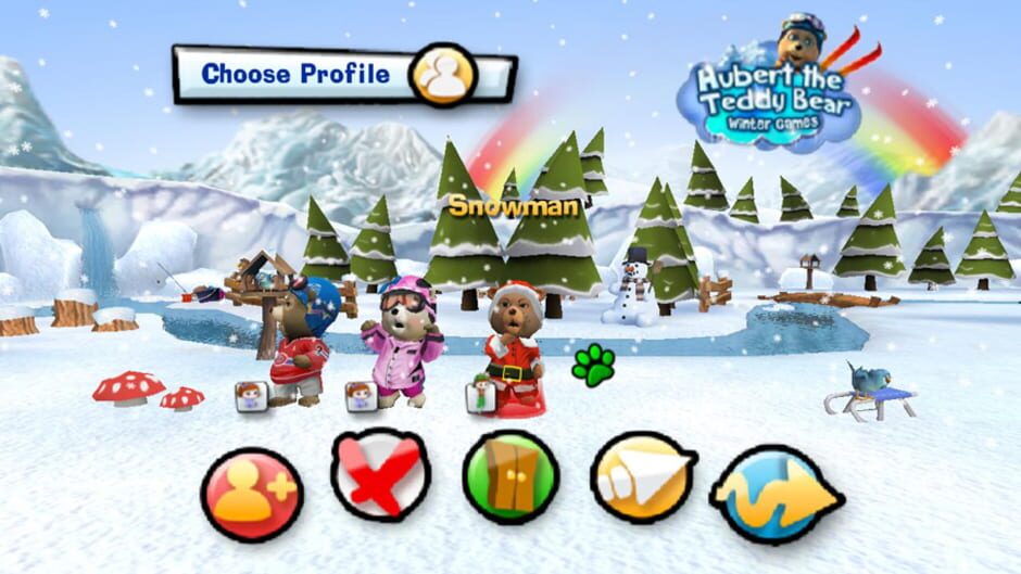 Screenshot for Hubert the Teddy Bear: Winter Games