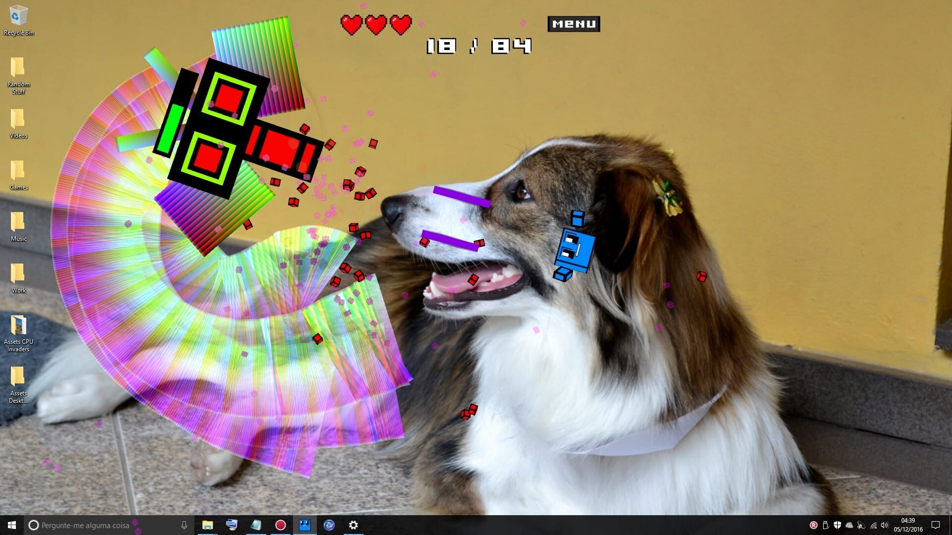 Screenshot for CPU Invaders
