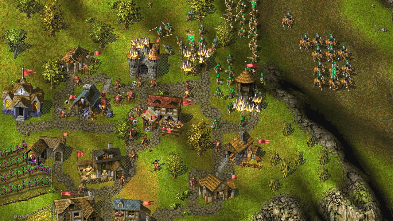 Screenshot for Knights and Merchants: The Peasants Rebellion